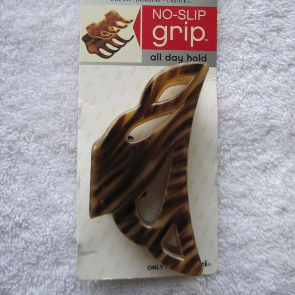 1 Scunci No Slip Grip Hold Sculpted Curved Plastic Open Holes Jaw Claw Hair Clip - Picture 10 of 12